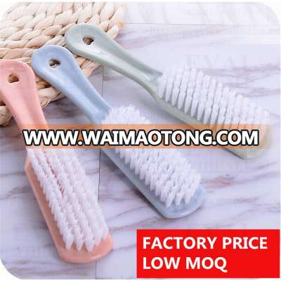 Factory hot! Plastic handle customized color cleaning shoe and cloth brush