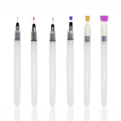 6pcs Professional Water Color Brush Pen Set Art From Eval Factory