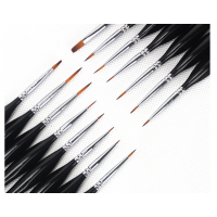 New Products Fine Detail Brush Set 15 Pcs Acrylic Oil Watercolor Painting Miniature Paint Brush Set