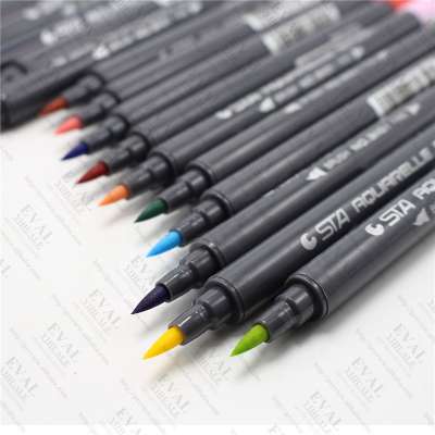 Hot selling on Amazon Watercolor Brush Wipe Clean Marker Pens