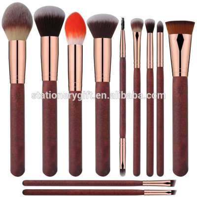 EVAL 11 pieces makeup brush set brush makeup gold brand your own makeup brush