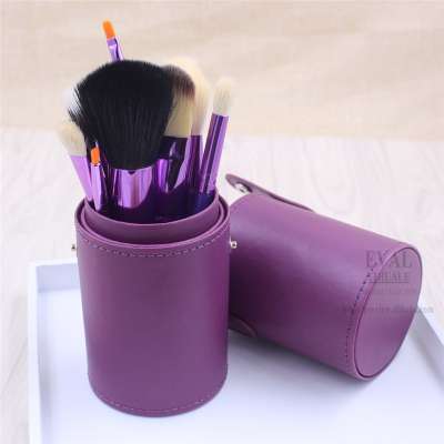 12pcs customized packaging purple makeup brush